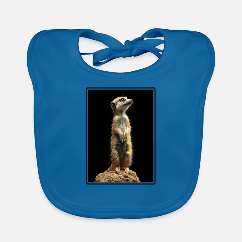 Meerkat Erdmännchen Baby Bio-Lätzchen