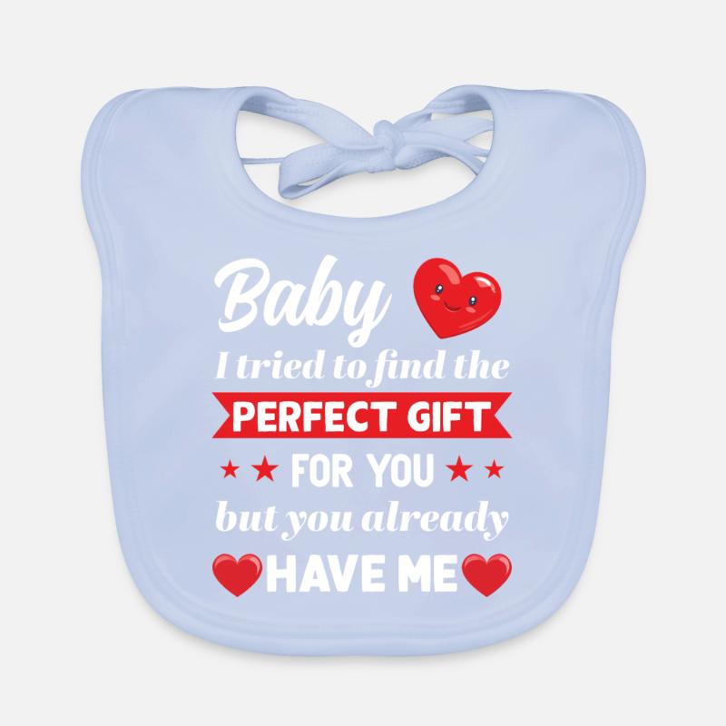 Bébé cadeau parfait pour vous Cadeau Saint-Valentin Bavoir bio Bébé