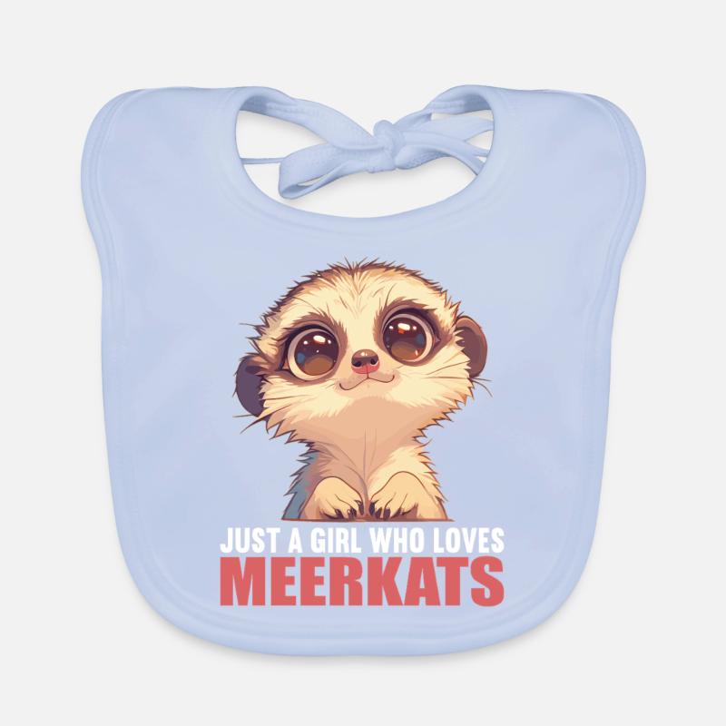 Meerkat Erdmännchen Baby Bio-Lätzchen