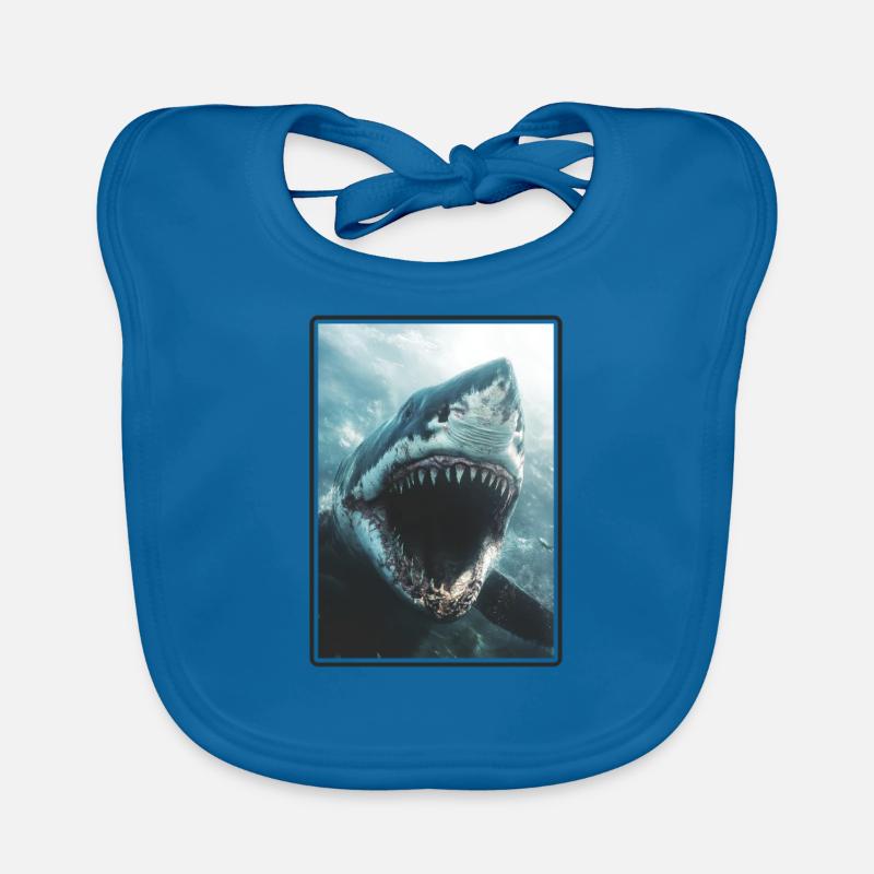 Grands requins blancs Grand requin blanc Bavoir bio Bébé