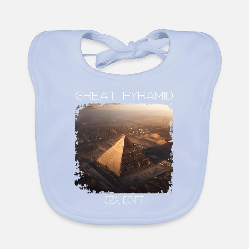 Große Pyramide Baby Bio-Lätzchen