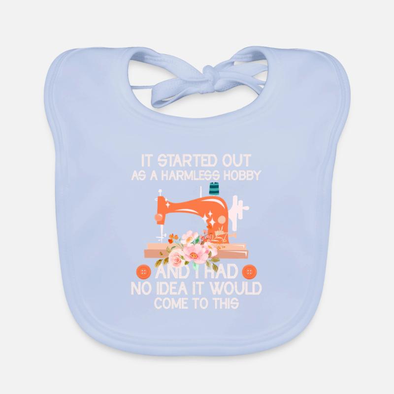 It Started Out As A Harmless Hobby Quilting Quilt Baby Bio-Lätzchen