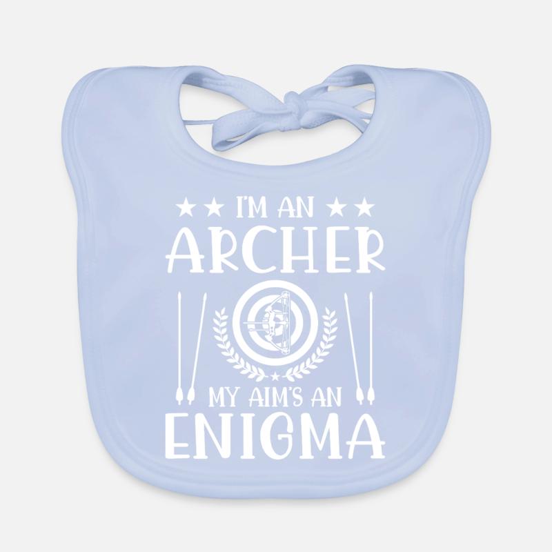 Bogenschießen Bogenschütze Baby Bio-Lätzchen