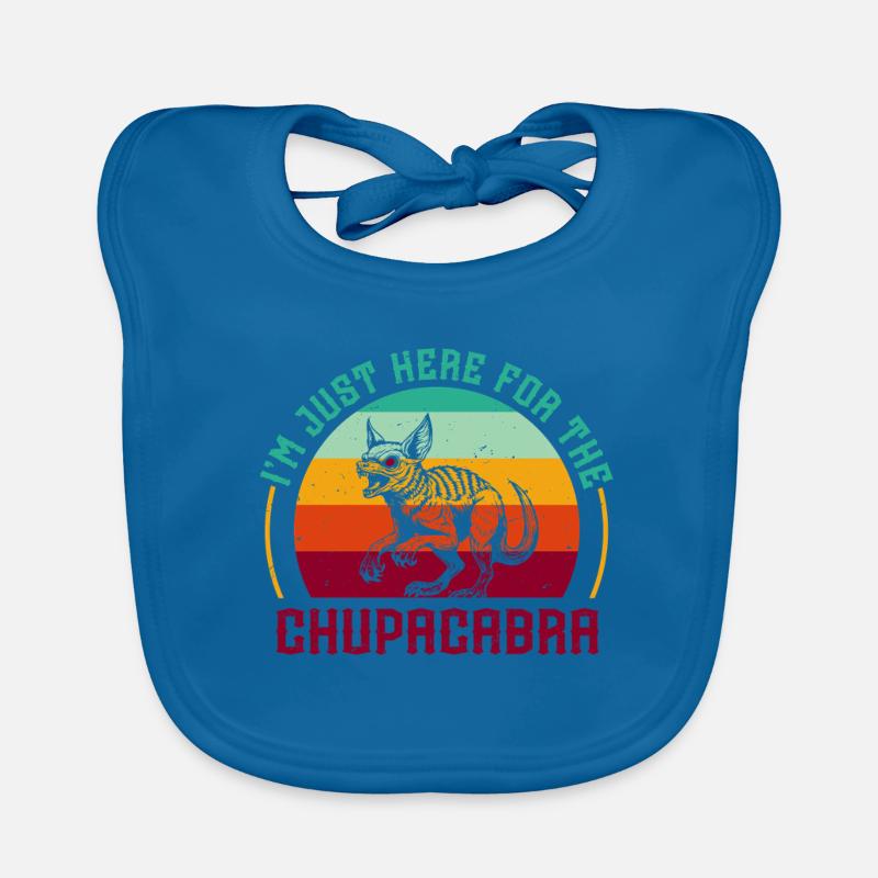 I'm Just Here For The Chupacabra Kryptid Baby Bio-Lätzchen