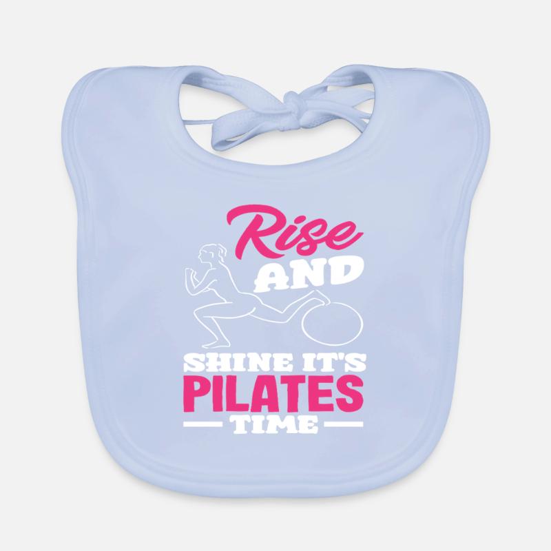 Pilates Time Get Up And Shine Organic Baby Bibs