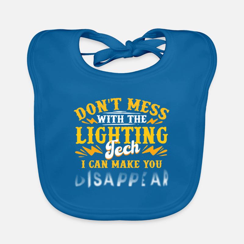 Lighting Technician Lighting Technician Organic Baby Bibs