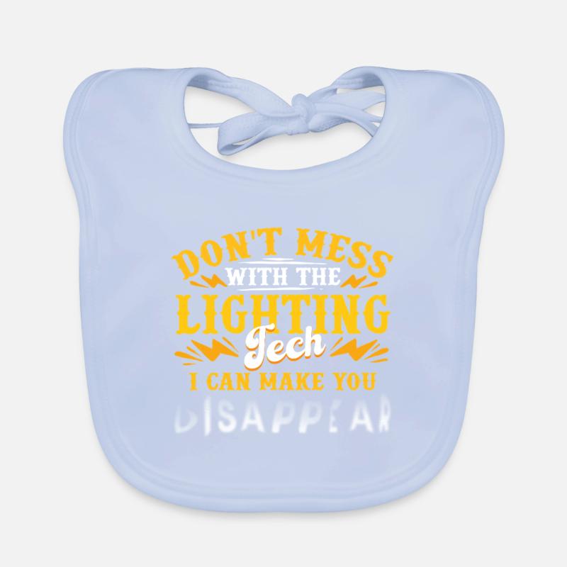 Technicien d’éclairage Technicien d’éclairage Bavoir bio Bébé