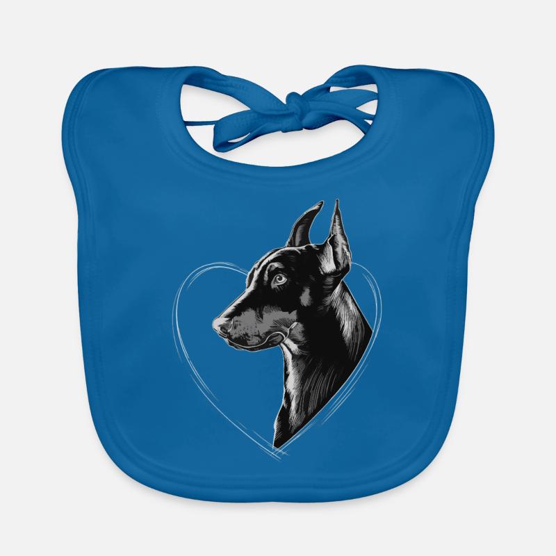 Dobermann Baby Bio-Lätzchen