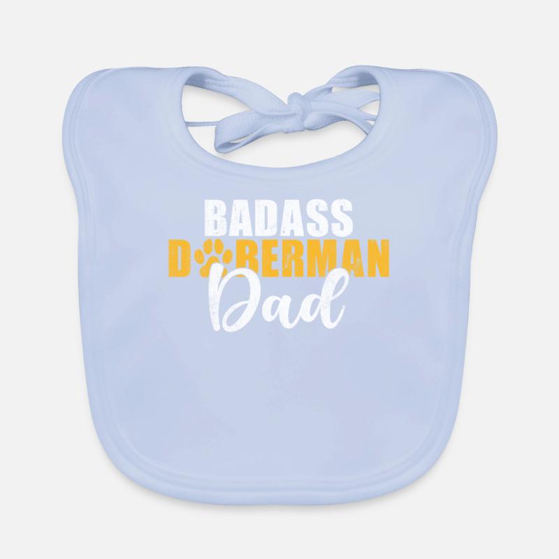 Doberman Gifts Organic Baby Bibs
