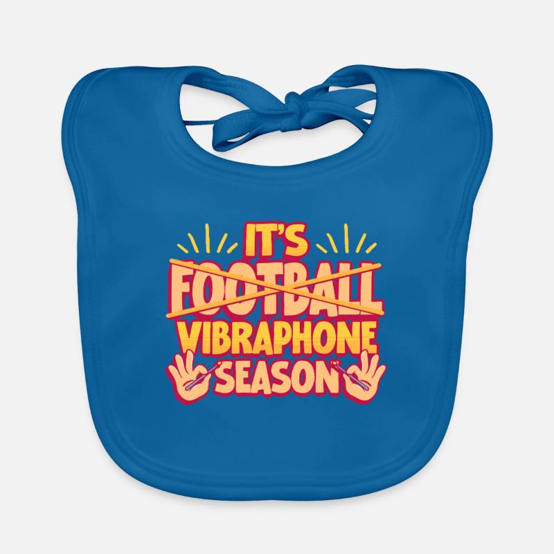 Vibraphon Marimba It's Vibraphone Season Baby Bio-Lätzchen