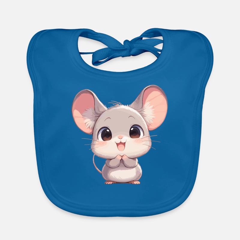 Mäuse Maus Baby Bio-Lätzchen