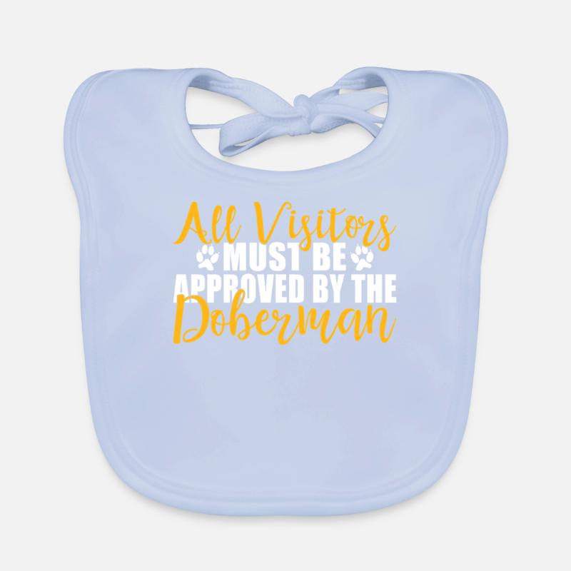 Cadeaux Doberman Bavoir bio Bébé