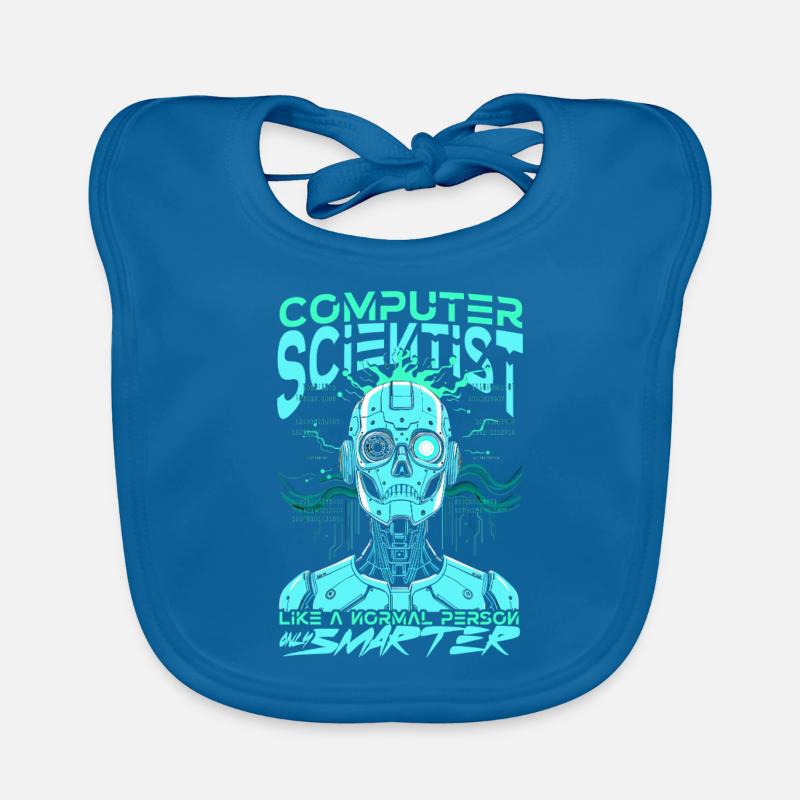 Computer scientist Organic Baby Bibs