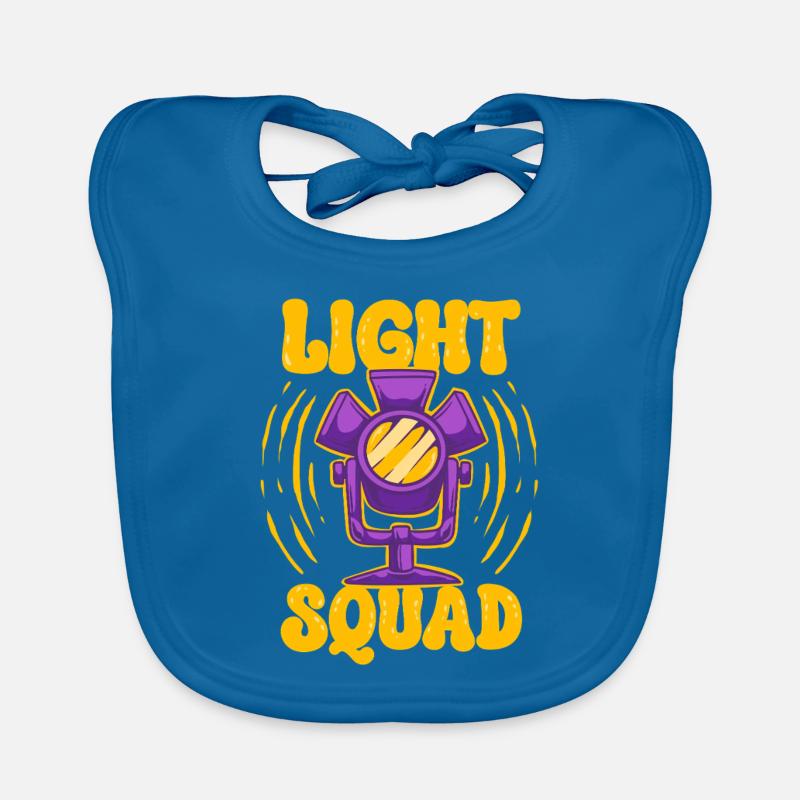 Lighting Technician Lighting Technician Light Squad Organic Baby Bibs