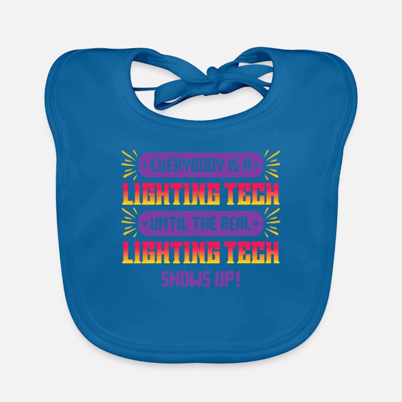 Lighting Technician Lighting Technician Organic Baby Bibs