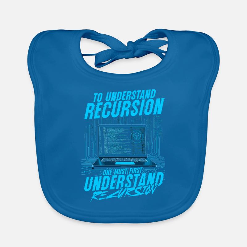 Computer Scientist Recursion Organic Baby Bibs