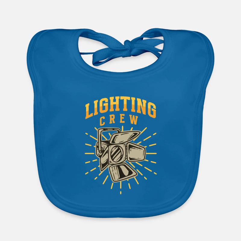 Lighting Technician Lighting Technician Lighting Crew Organic Baby Bibs