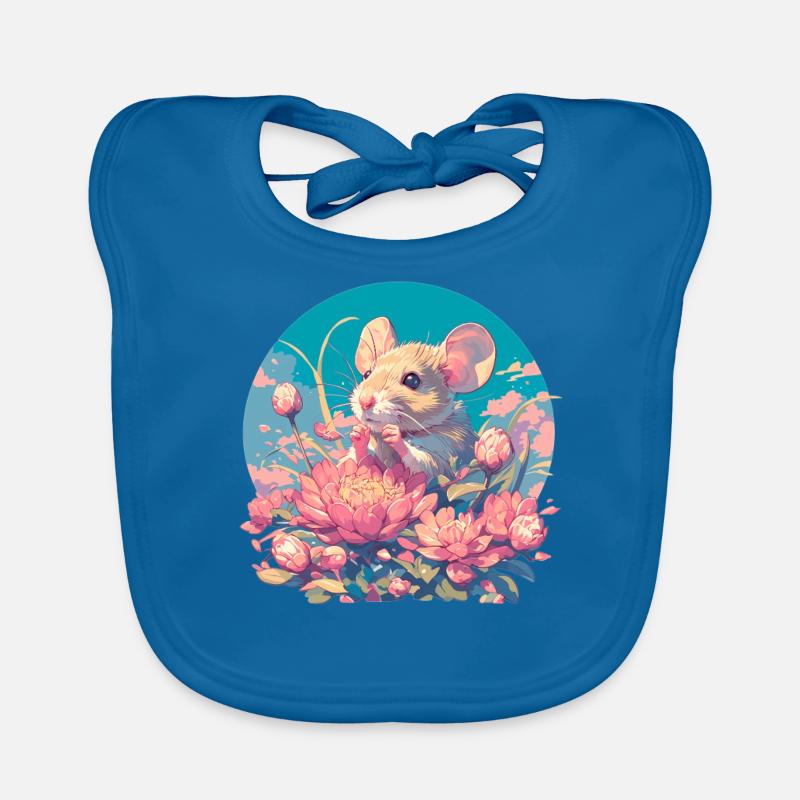Mäuse Maus Baby Bio-Lätzchen
