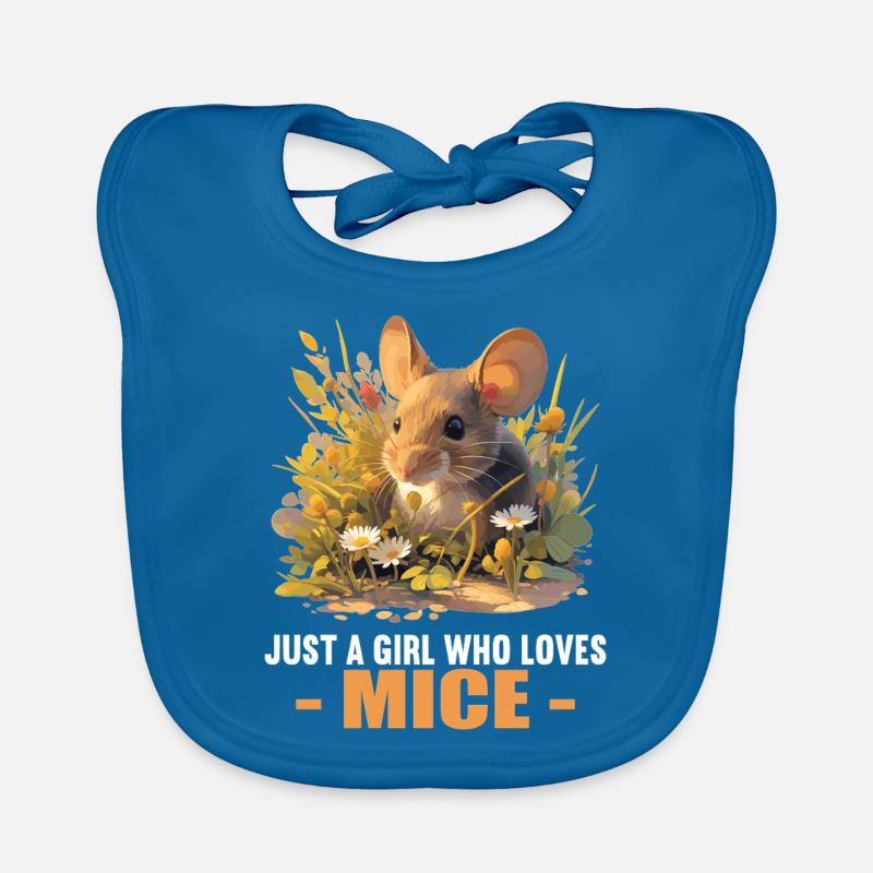 Mäuse Maus Baby Bio-Lätzchen