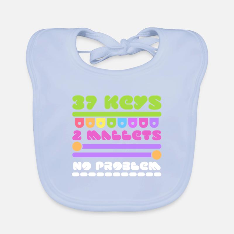 Vibraphone marimba 37 touches 2 maillets pas de problème Bavoir bio Bébé