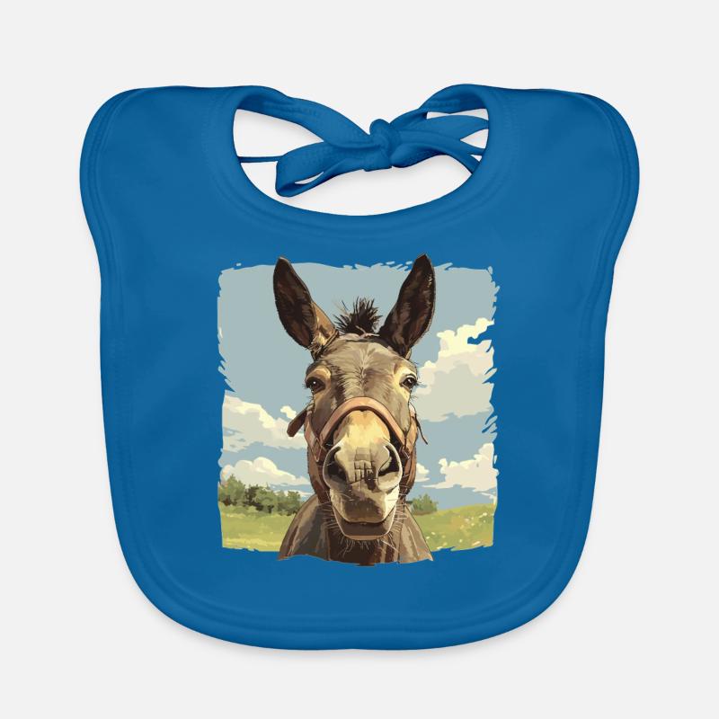 Maultiere Maultier Baby Bio-Lätzchen