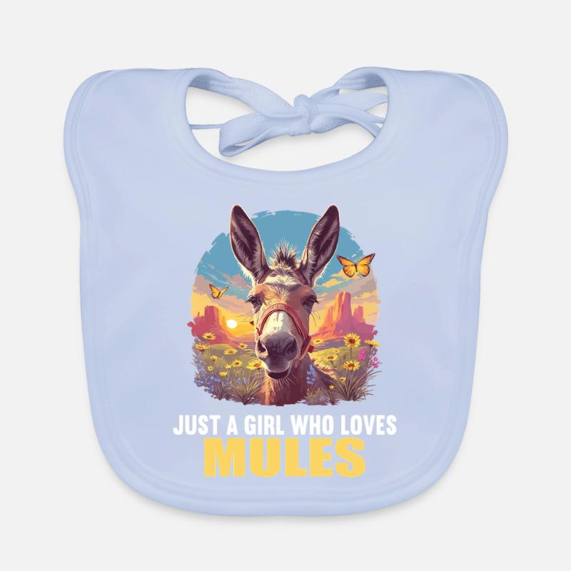 Maultiere Maultier Baby Bio-Lätzchen