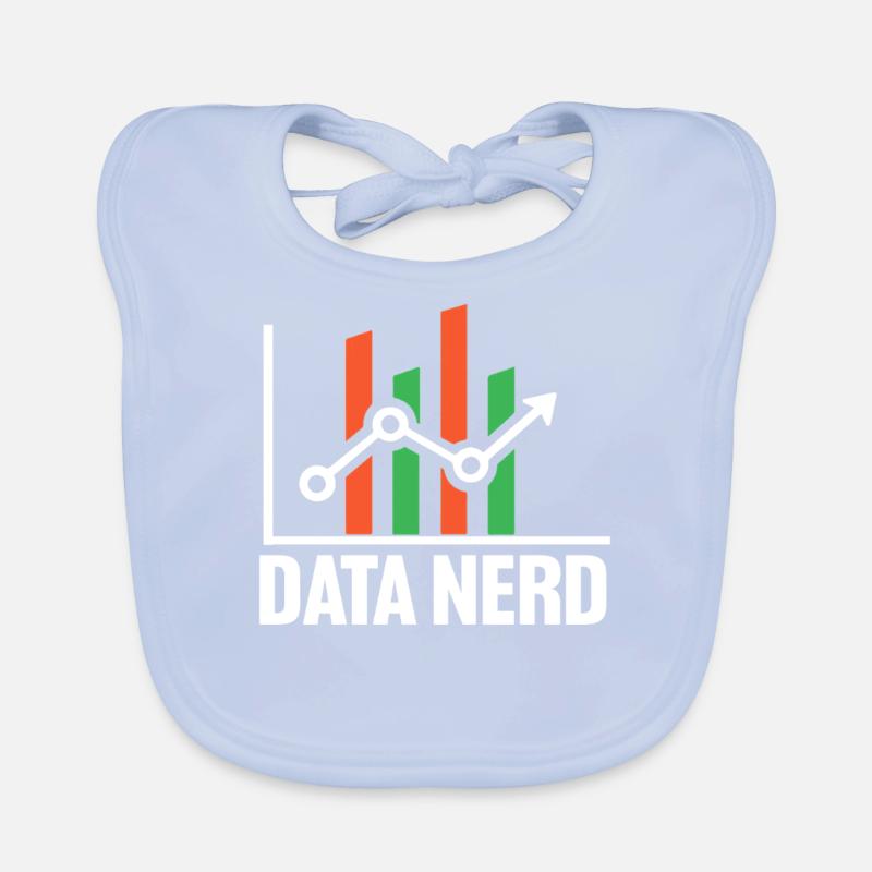 Data Nerd Tableur Statisticien Funny Data Bavoir bio Bébé