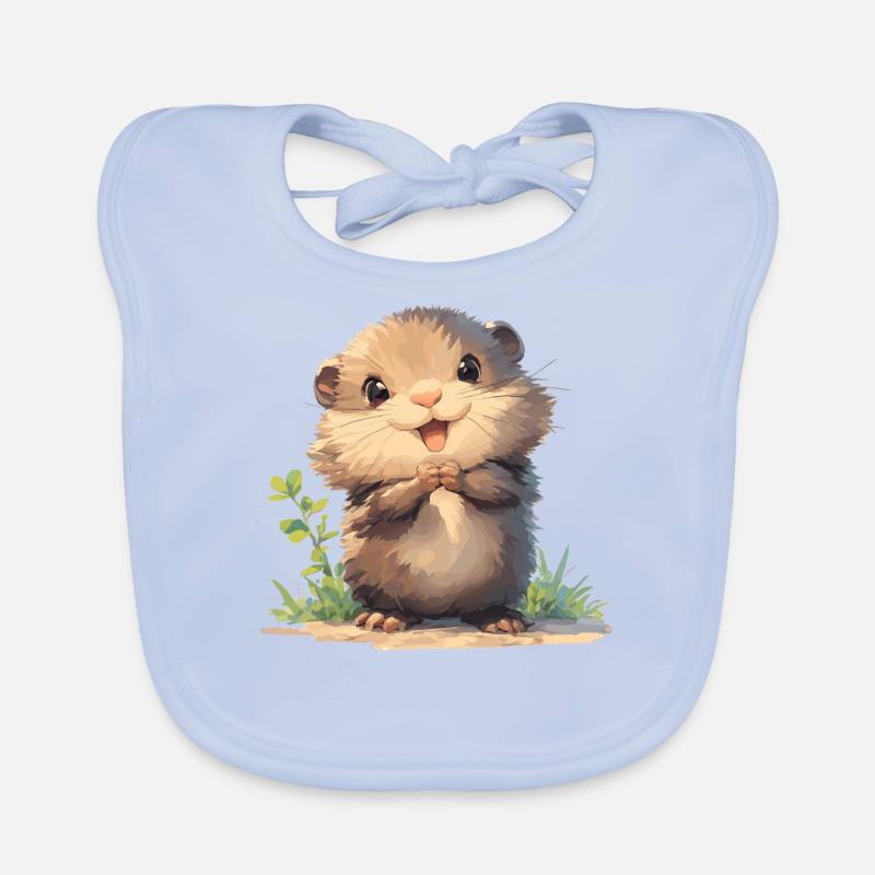 Rat musqué Bavoir bio Bébé