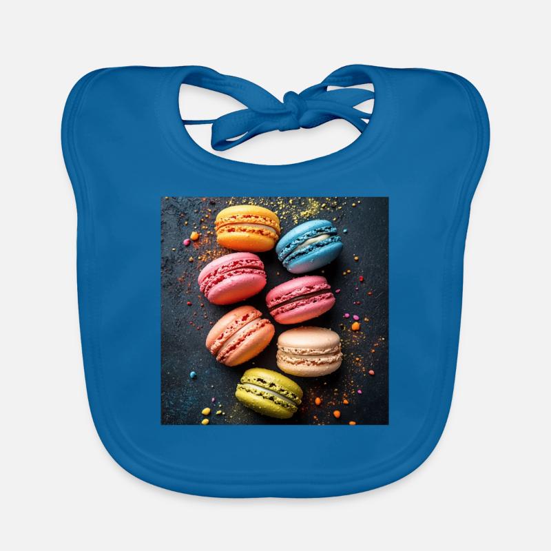 Macarons Baby Bio-Lätzchen