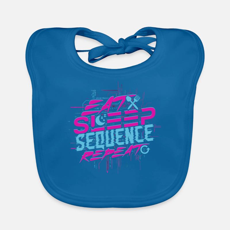 Bioinformatics Analyst Eat Sleep Sequence Repeat Organic Baby Bibs