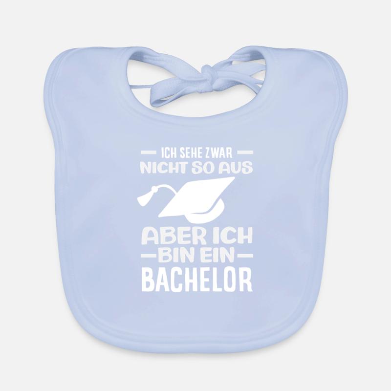 Ich Bin Ein Bachelor Und Stolz Darauf Baby Bio-Lätzchen