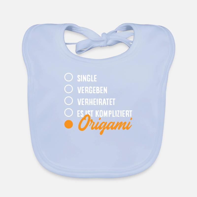 C’est compliqué l’origami Bavoir bio Bébé