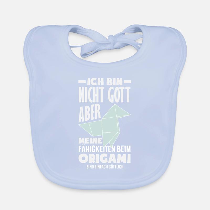 Capacités d’origami tout simplement divines Bavoir bio Bébé