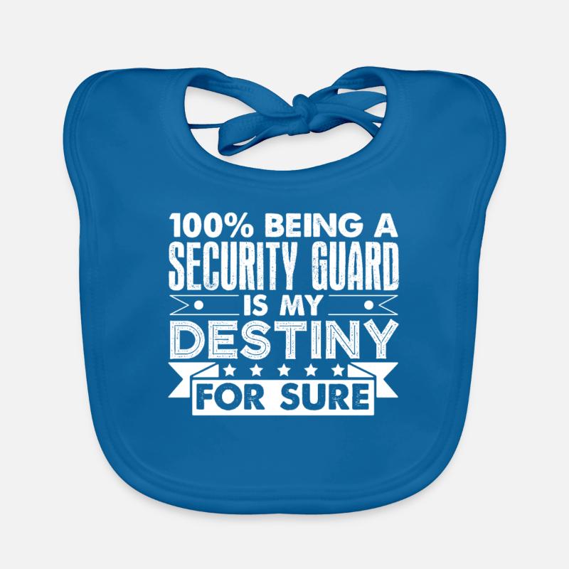 Security Guard Being A Security Guard Organic Baby Bibs