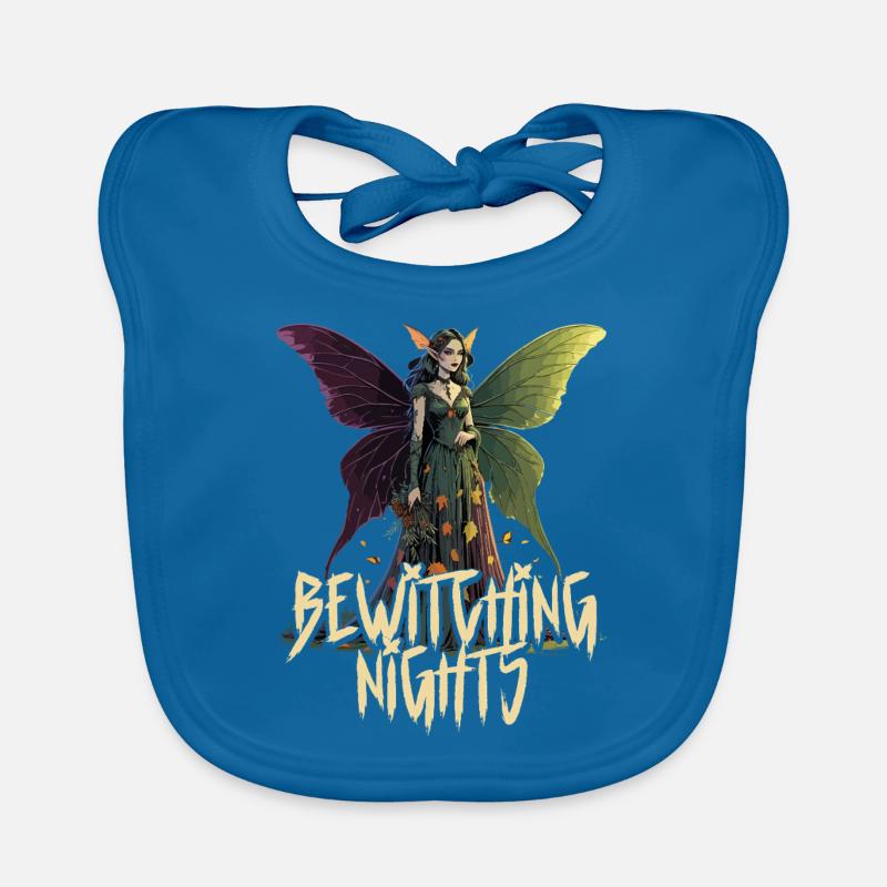 Fairycore Fee Gotisch Bewitching Nights Baby Bio-Lätzchen