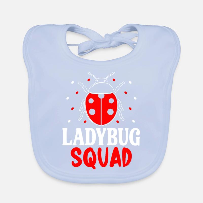 Ladybug Squad Funny Entomology Bugs Ladybug Organic Baby Bibs