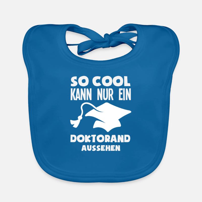Only a PhD student can look so cool Organic Baby Bibs