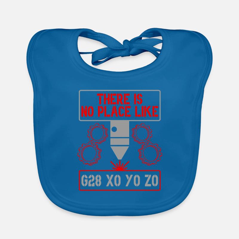 Cutting machine operator Organic Baby Bibs