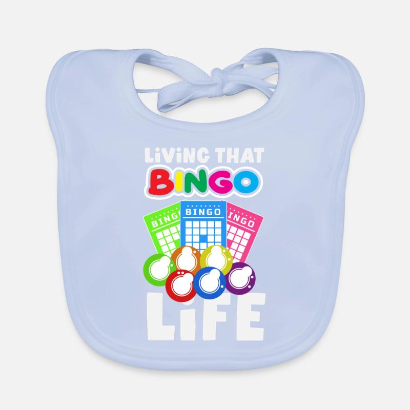 Lebe Das Bingo Leben Mit Stil Baby Bio-Lätzchen