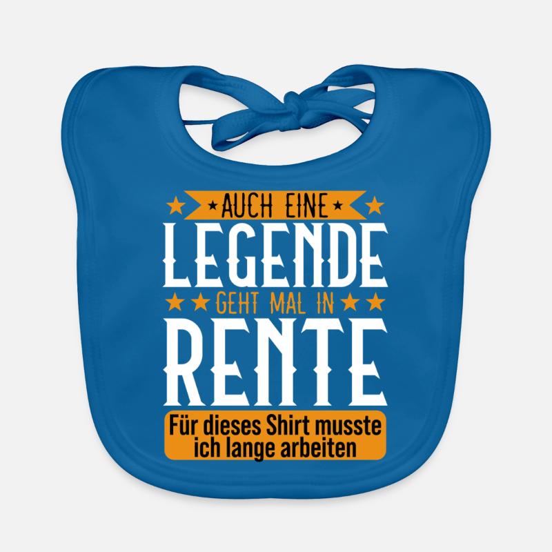 rente1 Plan de travail 1 - Bavoir bio Bébé - bleu paon