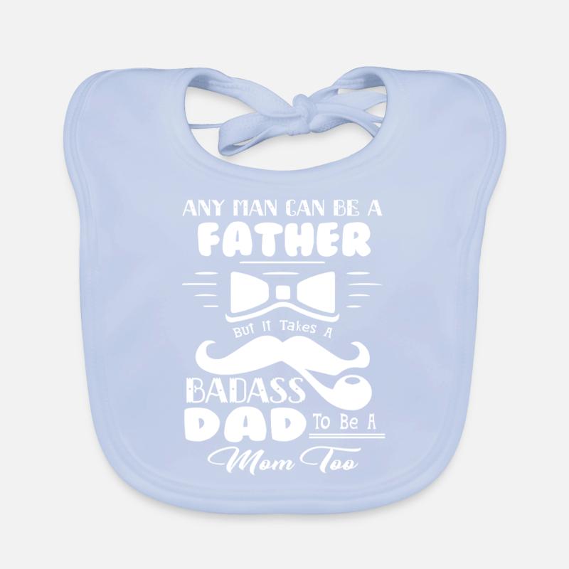 Father's Day Single Dad Organic Baby Bibs
