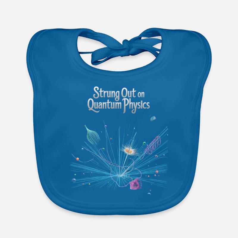 Strung Out on Quantum Physics Design Organic Baby Bibs