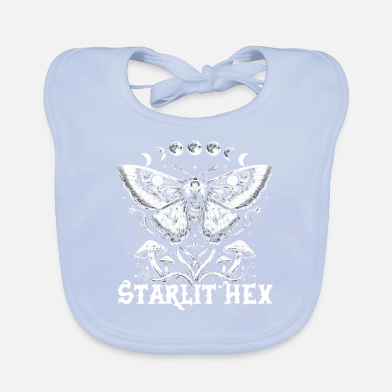 Fairycore Fee Gotisch Starlit Hex Baby Bio-Lätzchen