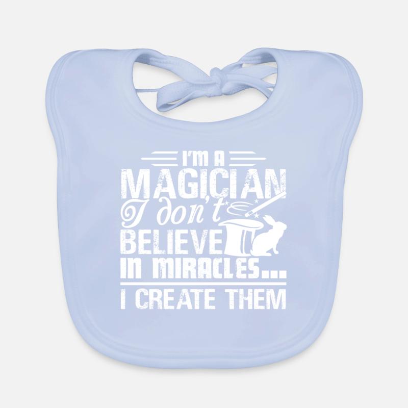 Magician I create Miracles Organic Baby Bibs