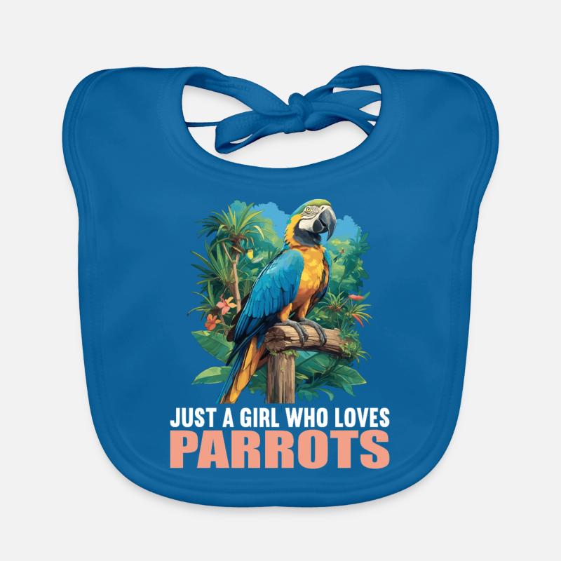Parrot Parrot Parrot Organic Baby Bibs