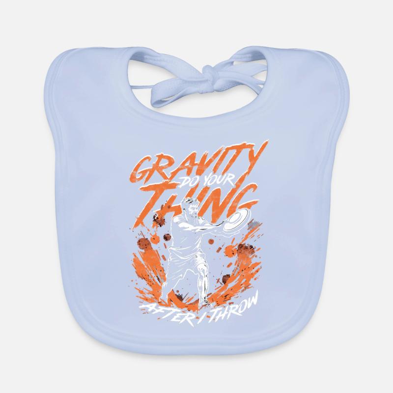 Lancer du disque Gravité Faites votre truc Bavoir bio Bébé