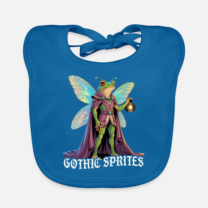Fairycore Fairy Gothic Organic Baby Bibs