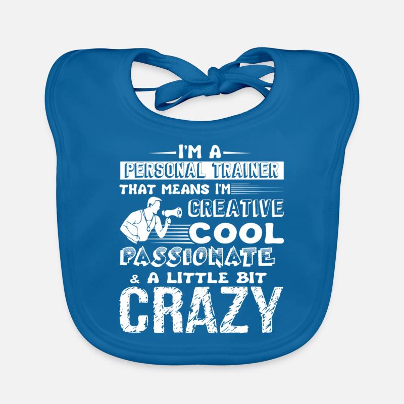 Personal Trainer Cool Personal Trainer Organic Baby Bibs