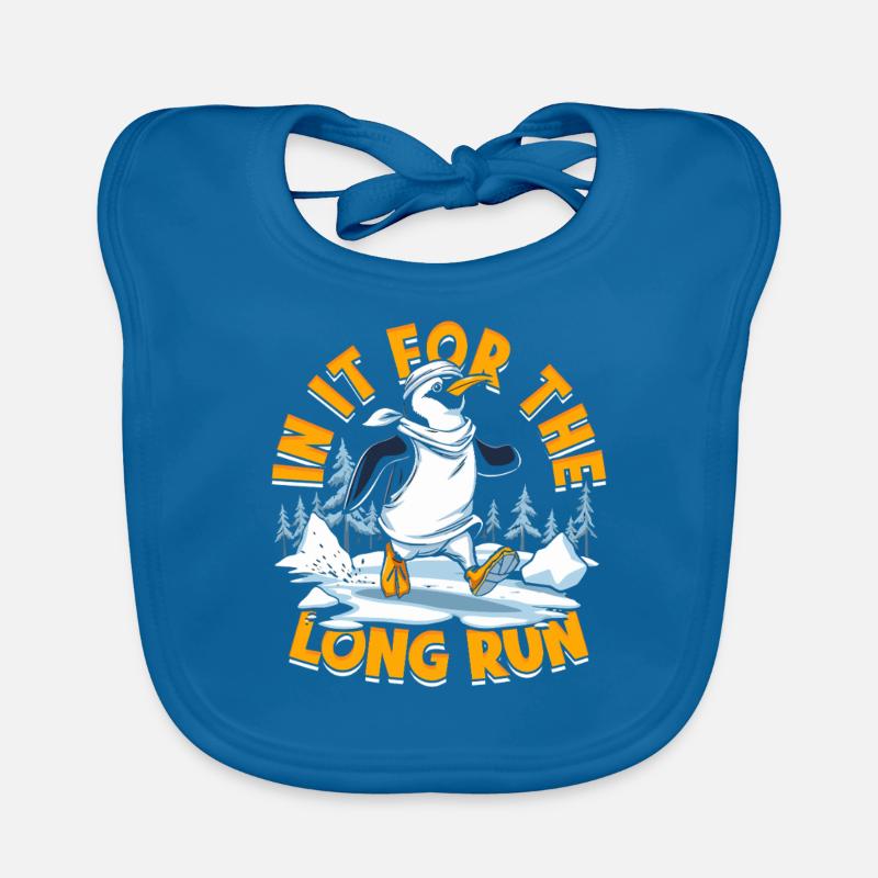 Marathon Marathonläufer In It For The Long Run Baby Bio-Lätzchen