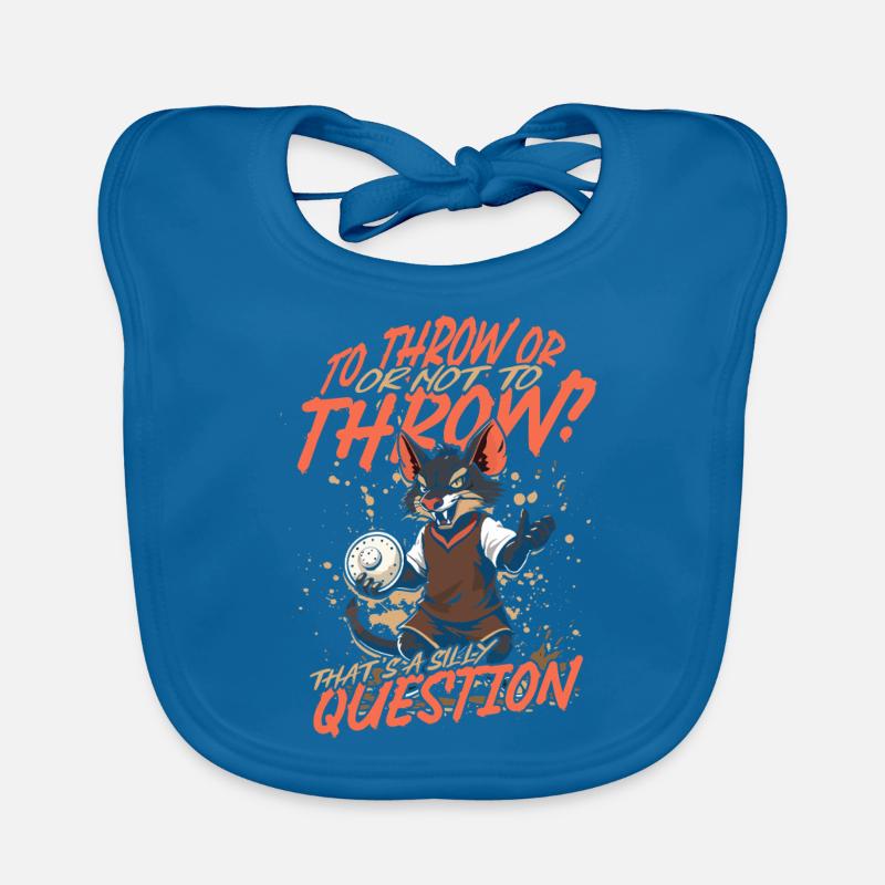 Discus throw Organic Baby Bibs